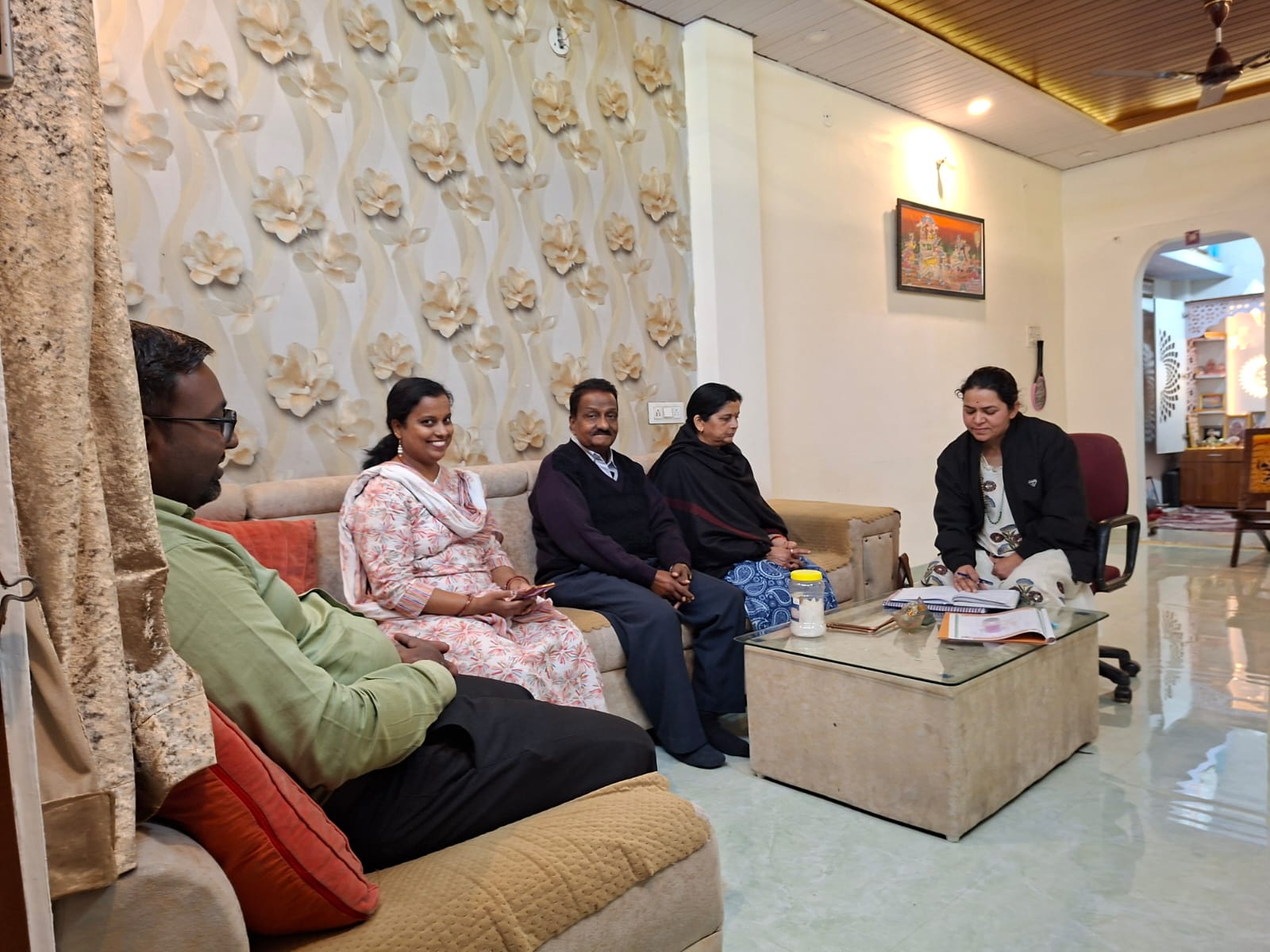 Palmistry consultation session